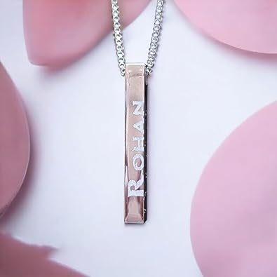 Personalized Name Engrave Metal Necklace