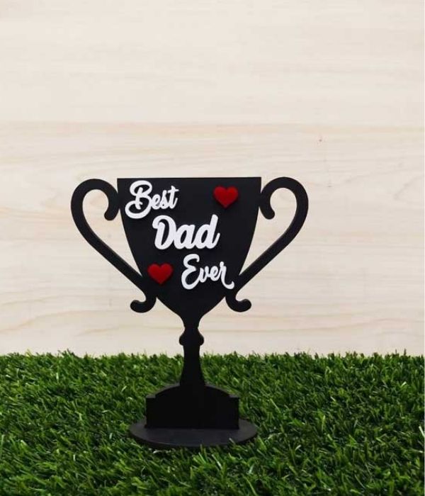 Personalized Best DAD Ever Trophy