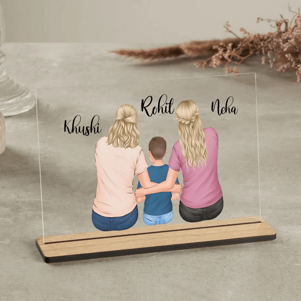 Customized table Top Plaque For Family