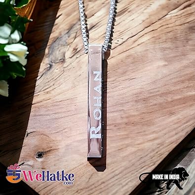 Personalized Name Engrave Metal Necklace