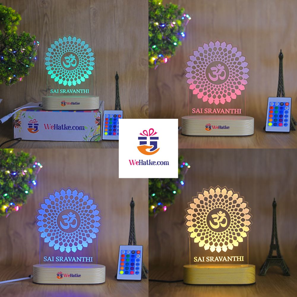 3D Illusion OM Lamp