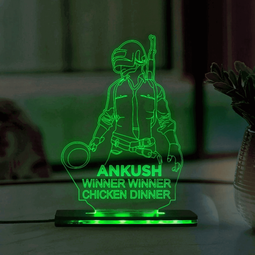 Customized Lamp For PUBG Lovers