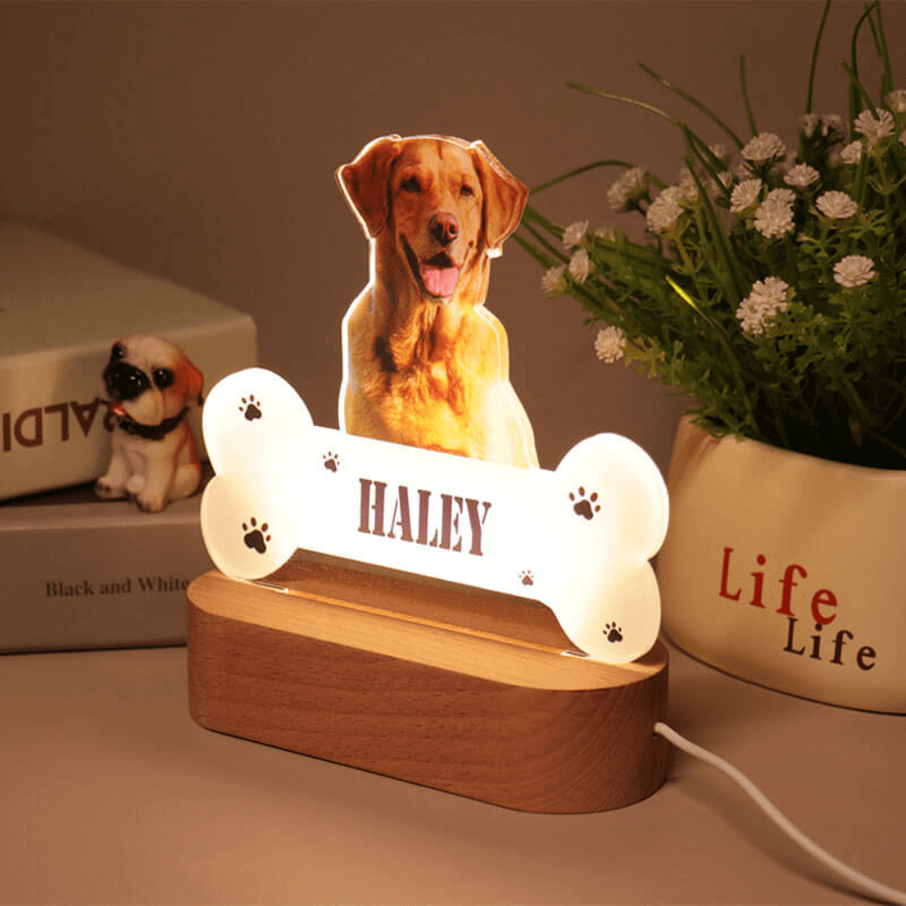 Customized Pet Lamp With Your Pet Photo