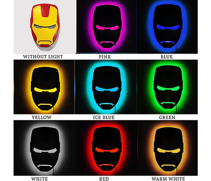 Customized Ironman Wall Hanging Led Frame