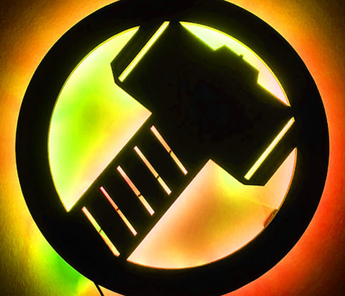 Customized Thor Wall Hanging Led Frame