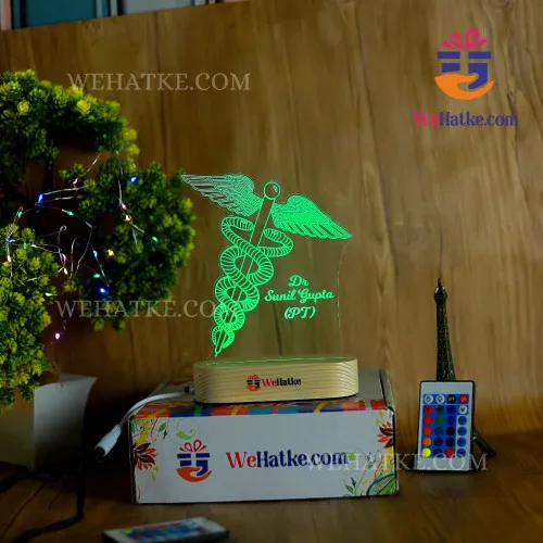 Customized Doctor Lamp With Medical Logo & Name