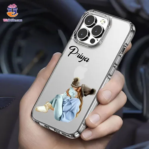 Customized Back Case For Mom And Baby