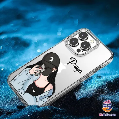 Customized Back Case For Mirror Selfie Girl