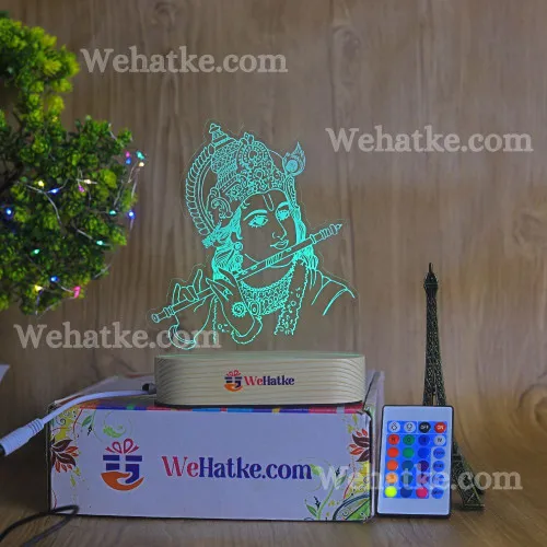Krishna Ji 3D illusion LED Lamp