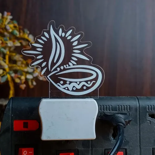 Plug & Glow Diya Night Lamp