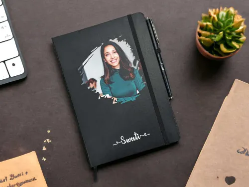 Photo Dairy & Name Pen For Her