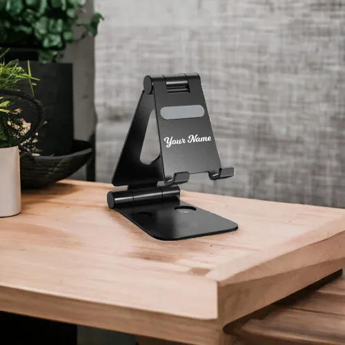 Personalized 3 Axis Foldable Metal Phone Stand
