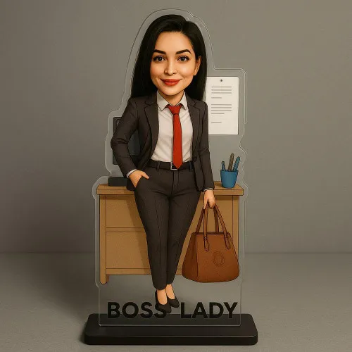 Customized Boss Lady Caricature