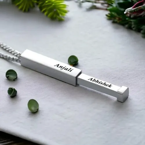 Personalized Name Necklace For Couple