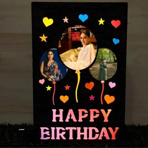 Happy Birthday LED Frame For Mom