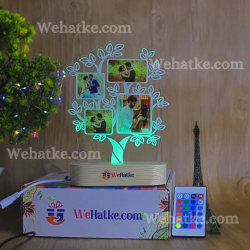 Customized LED Acrylic Tree Frame with  Photo