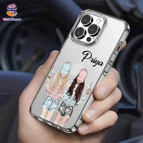 Customized Back Case For Besties With Starbucks Coffee