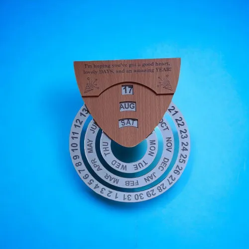 Wooden Wall Hanging Calendar