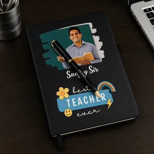 Custom Teacher Notebook with Photo