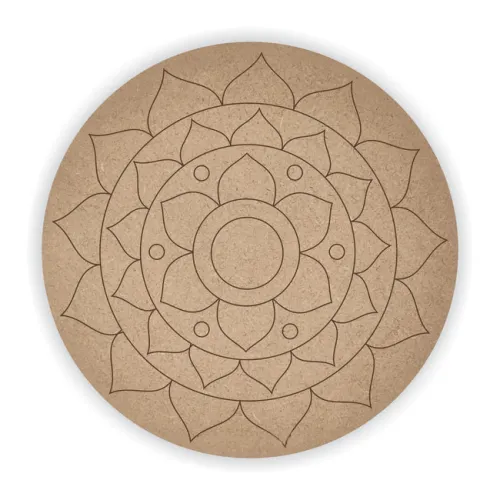 MDF Pre Marked Mandala