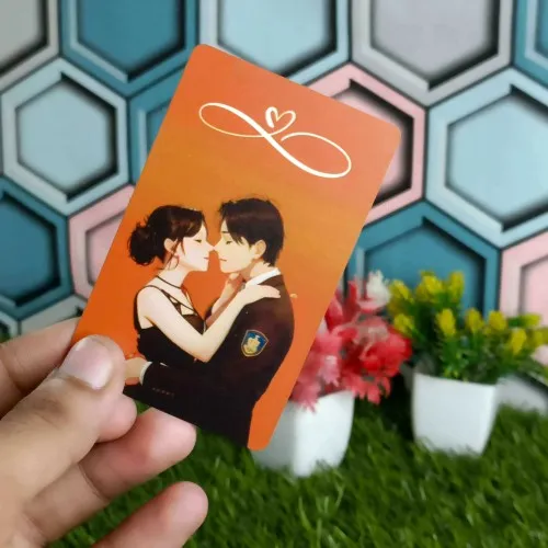 Customized Wallet Card With photo And Spotify Qr And Text