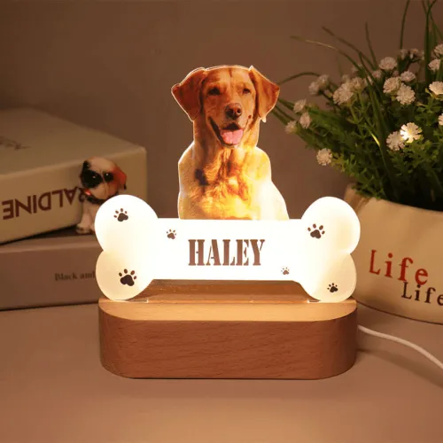 Customized Pet Lamp With Your Pet Photo