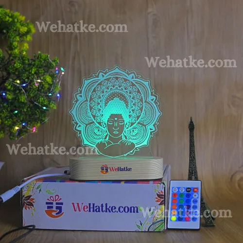 Buddha 3D Illusion Lamp