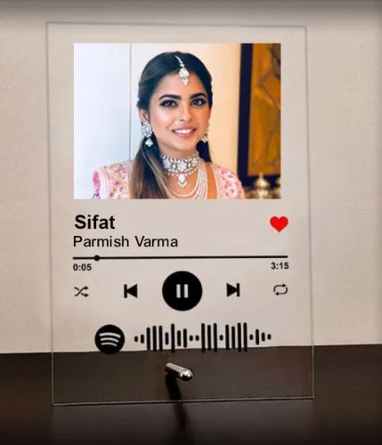 Spotify plaque For Sister