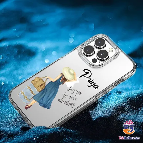 Customized Back Case For Girl Traveling