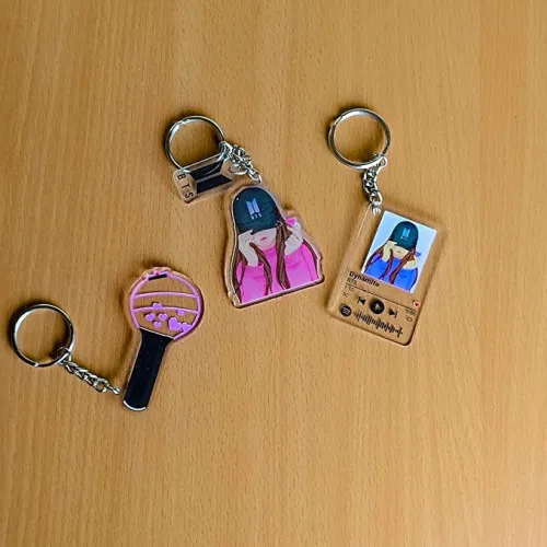 BTS Keychain Pack Of 3