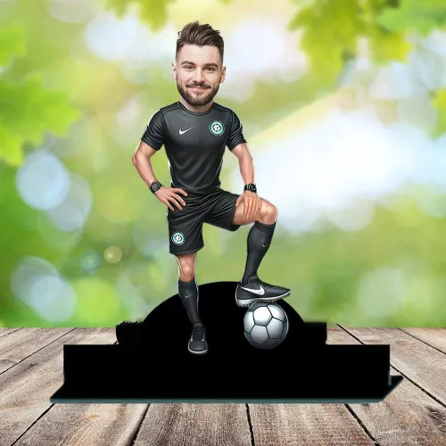Footballer Caricature Table-top