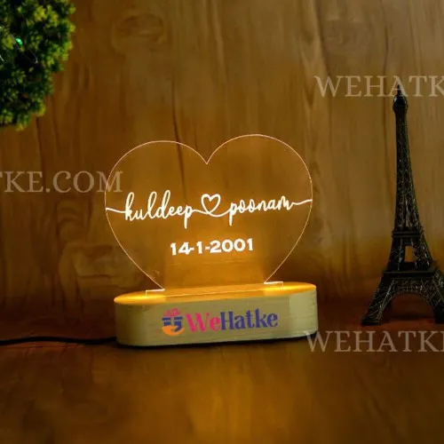 Customized 3D Illusion Lamp With Name