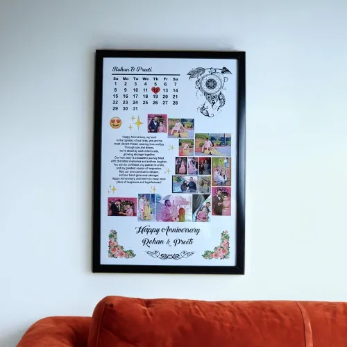 Customized Anniversary UV Print Photo Frame