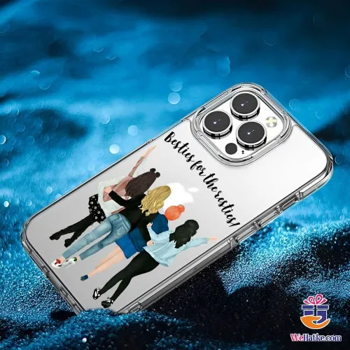 Customized Back Case four Girl Besties