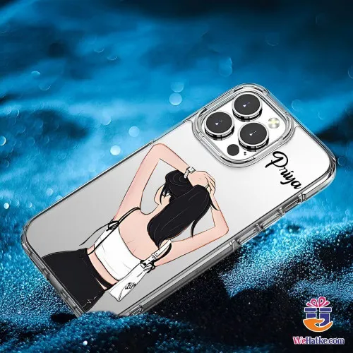 Customized Back Case For Cute Girl