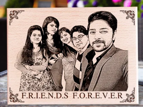 Personalized Best Friend Wooden photo frame