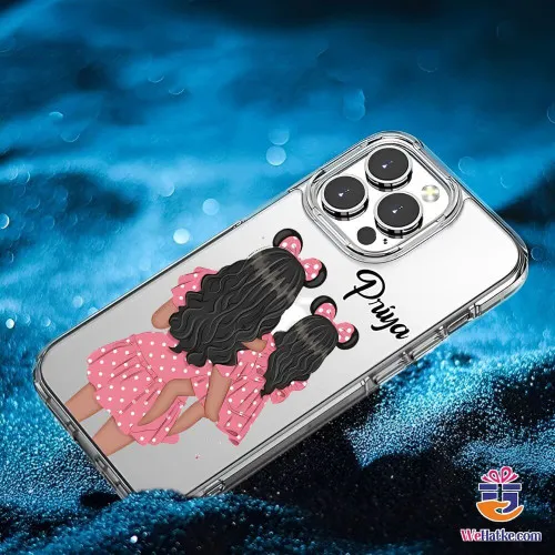 Customized Back Case For Mom And Daughter
