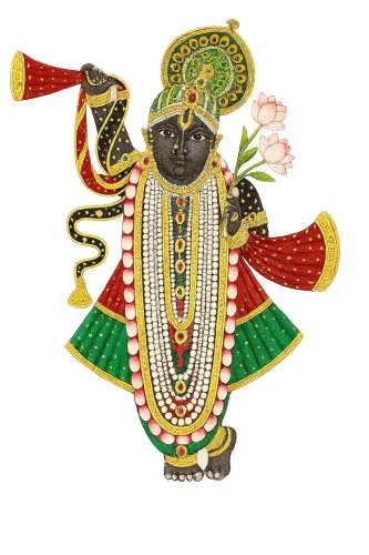 Shreenath Ji MDF Wall Hanging