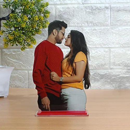 Personalized Couple Photo Table Standee