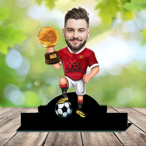 Caricature Table top For Footballer