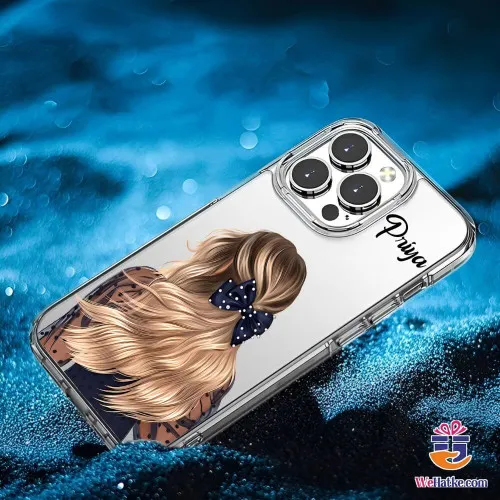 Customized Back Case For Girl Blonde Hair