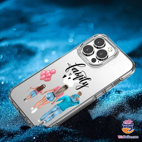 Customized Back Case For family Of 4 Person