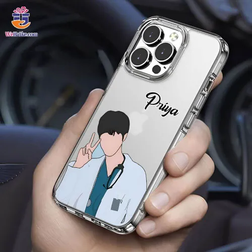 Customized Back Case For Handsome Boy Doctor