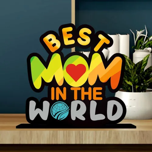 Best Mom MDF Table Top Gift