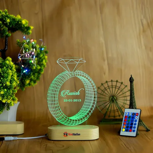 Customized 3D Ring illusion lamp