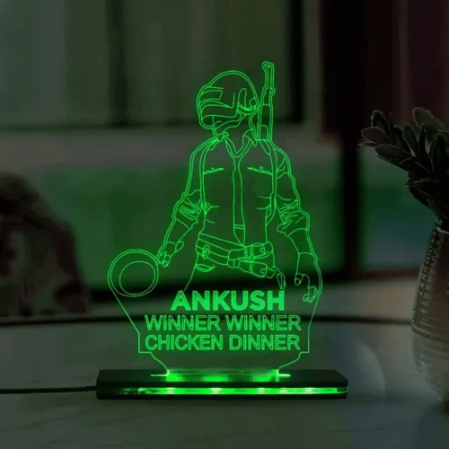 Customized Lamp For PUBG Lovers