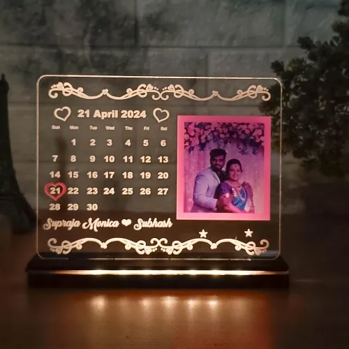 Wedding  Anniversary Calendar With battery & Micro USB Charging