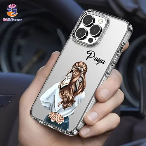 Customized Back Case For Cute Girl With blond Hair