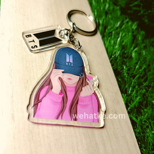 How to make a BTS logo keychain | #shorts | Keychain diy easy, How to make  keychains, Keychain